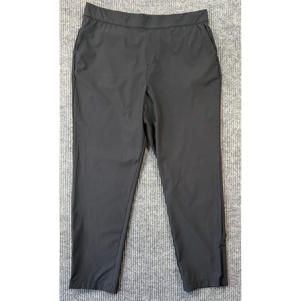 Tommy Bahama Womens Golf Ankle Zip Performance Pants XL Black Active Trousers